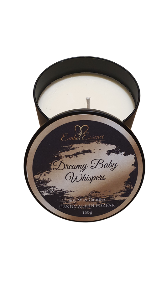 Dreamy Baby Whispers Candle In A Tin